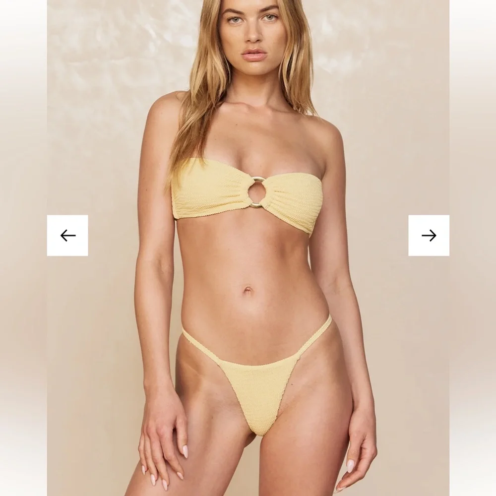🌿🦋 Monday Swimwear BARBADOS BOTTOM - HONEY CRINKLE